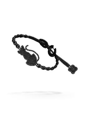 miao-cat-bracelet-black